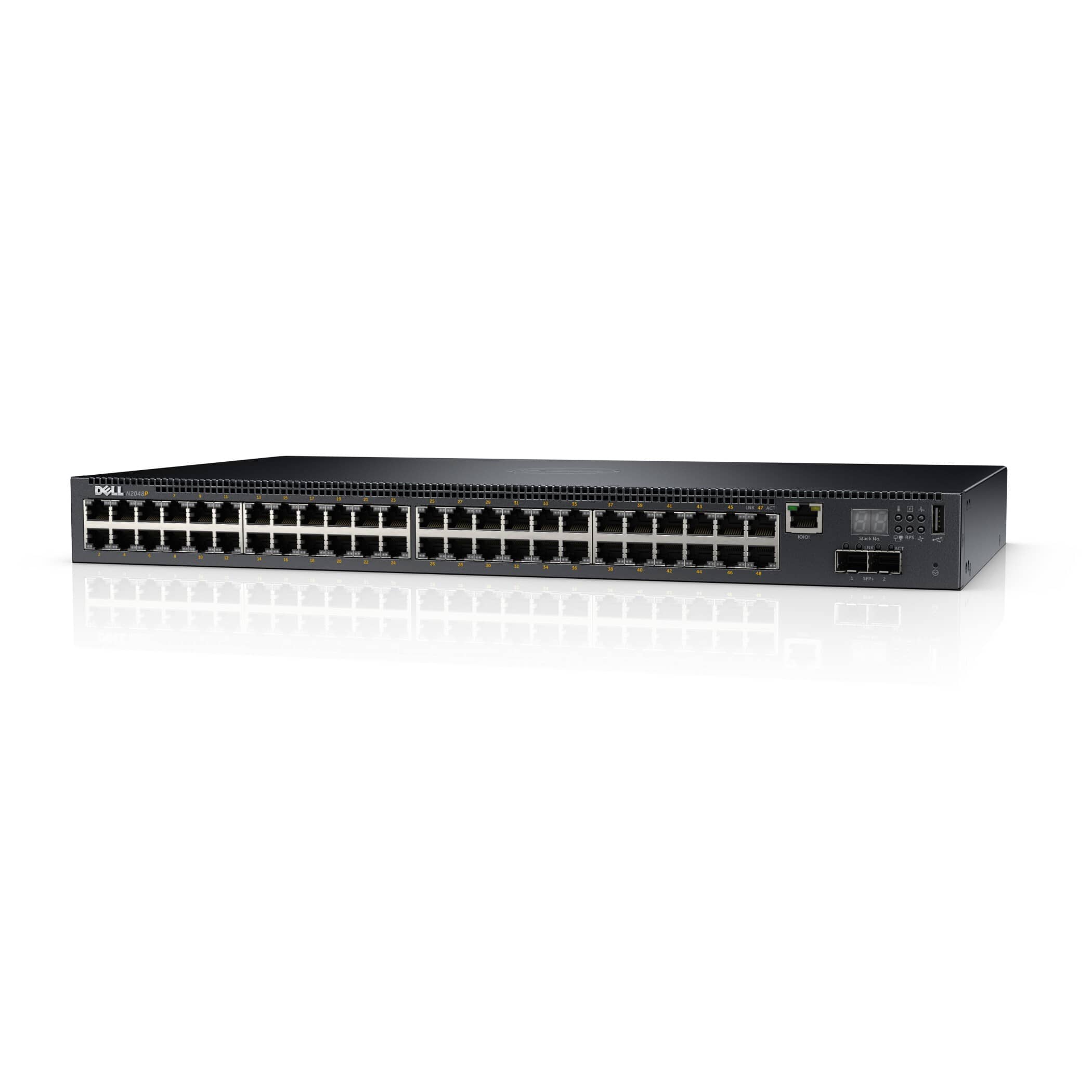 Dell Networking Switch N2048, 48 portas 10/100/1000 Mbps + 2 portas 10G